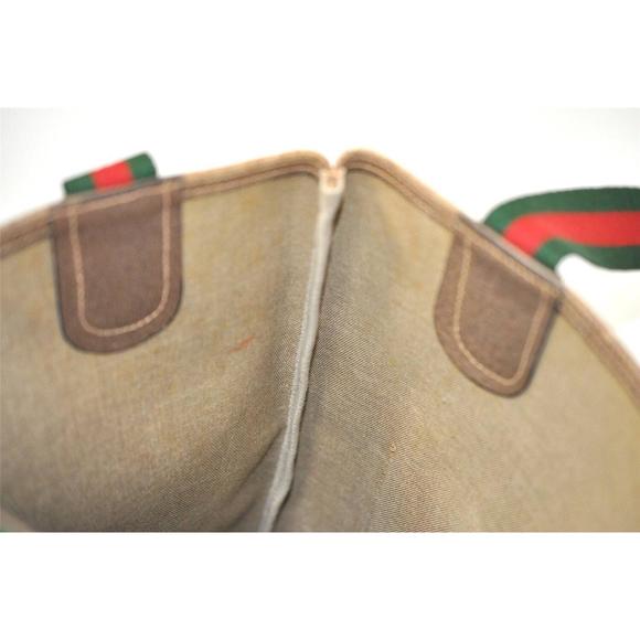 Auth Gucci Web Sherry Line Shoulder #48550G29B - Picture 10 of 13